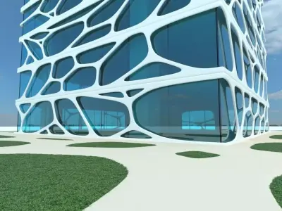 Skyscraper future 3D model