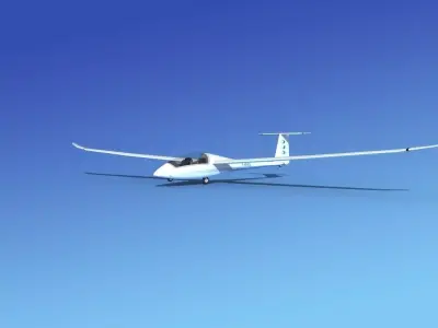 Duo Discus Sailplane 3D model