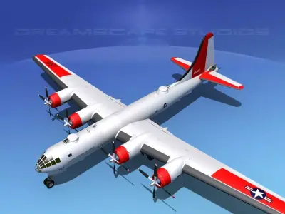 Boeing B-29 Superfortress Rescue 3D model