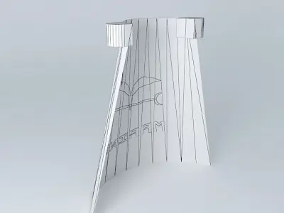 cape a epaulette Free 3D model