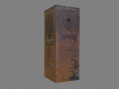 Tour Hassan 3D model