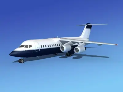 BAe 146-300 Corporate 3 3D model