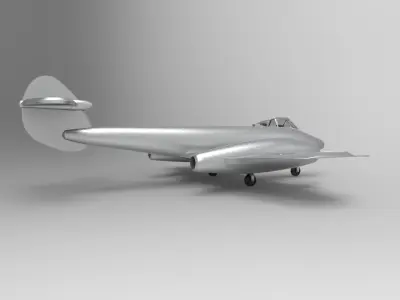 gloster meteor clasic 3D model