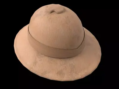 Warrior helmet Desert Free low-poly 3D model