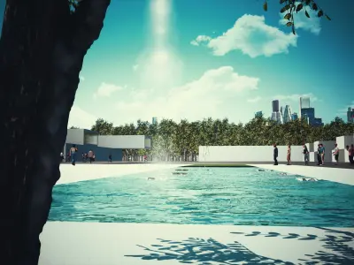 comercial building 3D model