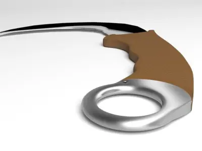 Karambit Knife 4 3D model