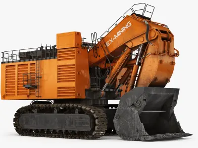 Mining Excavator Loading Shovel Generic 3D model