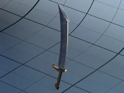 Sword 4 PBR 3D model