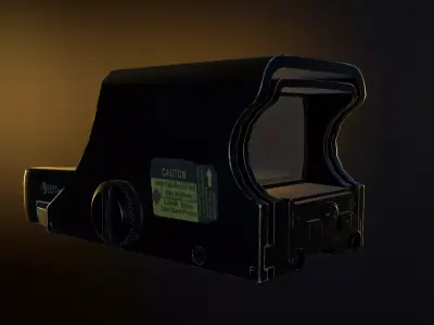 EOTech 551 Holographic Weapon Sight Low-poly Low-poly 3D model