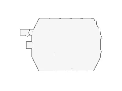 Commercial Interior Sketch - 2001-2500 SF - Xactimate 3D model
