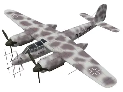 Focke Wulf Ta154 moskito 3D model