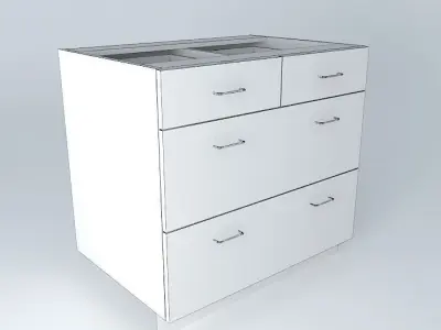 DB3D5 box with light Free 3D model