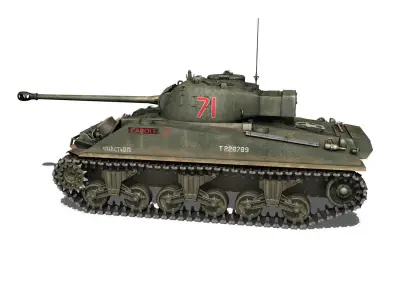 Sherman MK VC Firefly - Carole 3D model