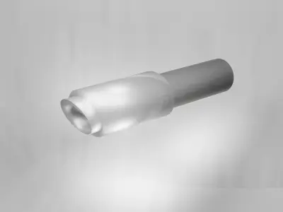  Exhaust Pipes Low-poly 3D model