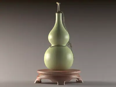 Heritage bottle drink interior liquid water water bottle 3D model