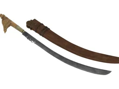 Niabor Sword Low-poly 3D model
