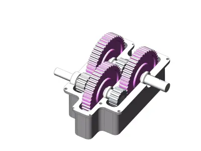 Gear Speed Reducer 3D model