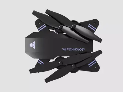 Foldable Quadcopter Drone 3D model