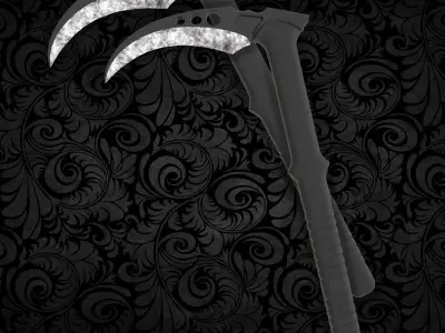 NINJA WEAPONS VOL2 Low-poly 3D model