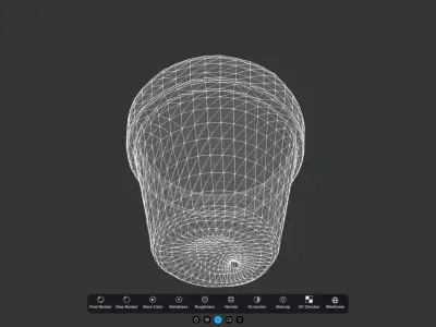 Terracotta Pot 2 Free low-poly 3D model