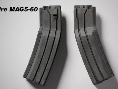 Surefire MAG5-60 Low-poly 3D model