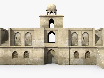 Arab x21 Low-poly 3D model