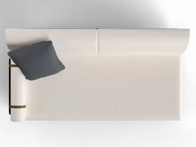 Upholstered Sleeper Sofa Free 3D model