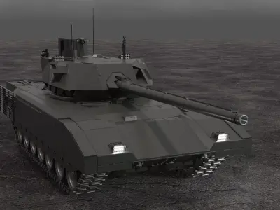 T-14 Armata MBT 3D model