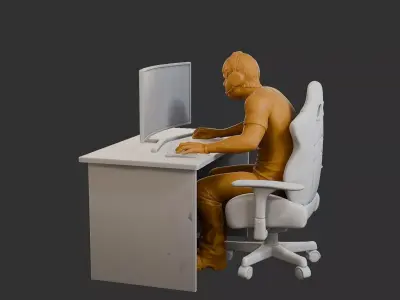 Video Game Player VGP1 007 3D print model