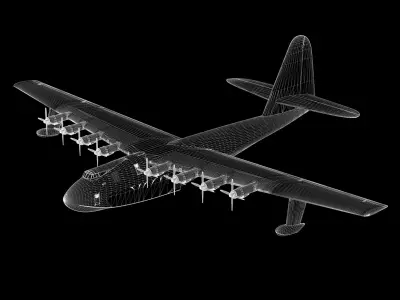 Hughes H4 Hercules Spruce Goose 3D model