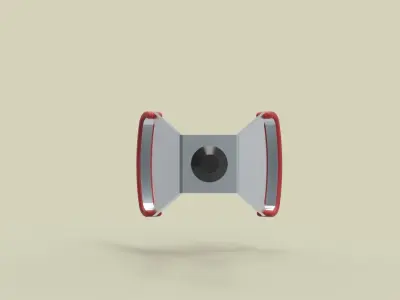 Stearing wheel 5 3D model