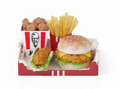 KFS Chicken Meal 3D model