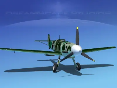 Messerschmitt BF-109 V12 3D model