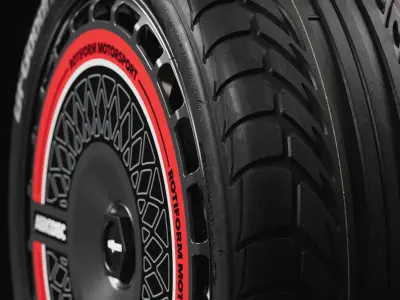 BF Goodrich g-Force Sport COMP-2 Tire Real World Details 3D model