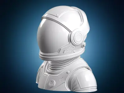 Space Explorer Helmet 3D print model