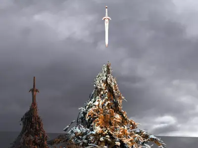 Undead Mount fantasy Model 3D model