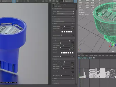 Photorealistic automotive lightbulb collection - item 018 3D model