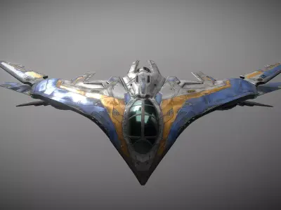 35Milano-GotG spaceship 3D model