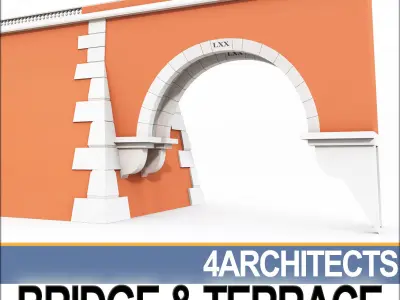 Bridge And Terrace 3D model
