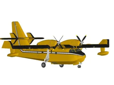 Bombardier 415 Canadair CL-415 3D model