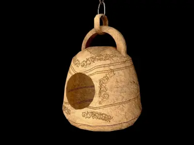 Bird House Low-poly 3D model