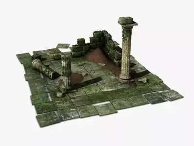 Ancient ruins 3D model