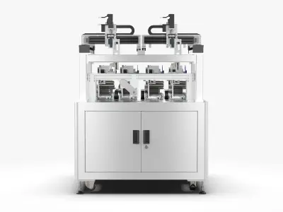 Automatic Four Labeling Machine 3D model