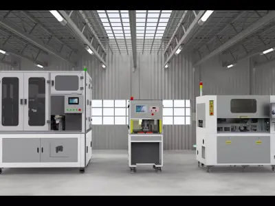 Laminating machine Assembly 3D model