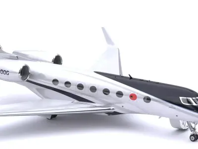 Gulfstream G800 Ultra-Long-Range Business Jet 3D model