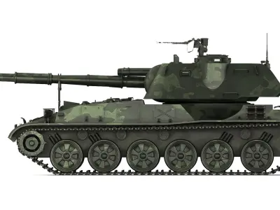 SPH 2S3 Akatsia 1980 3D model