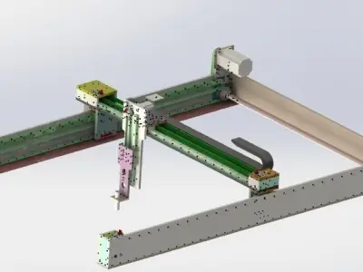 Gantry manipulator 3D model