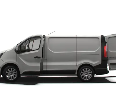 Renault Trafic L1H1 HQInterior 2023 3D model