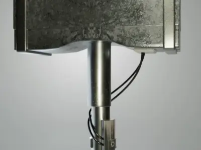 sci-fi battle hammer Free 3D model