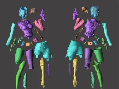 Major Motoko Kusanagi 3D print model